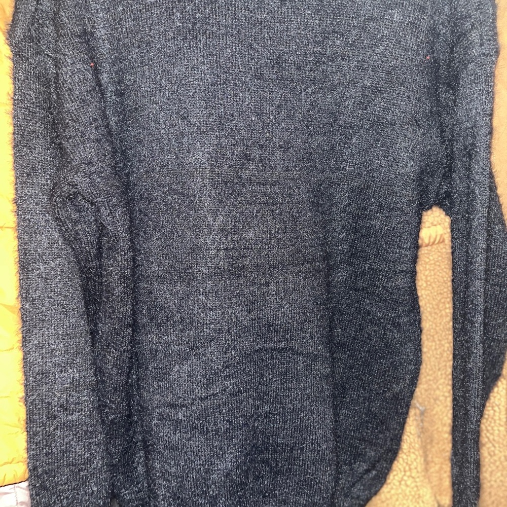 Black and White Dog Sweater men’s Dalmatian soft long crewneck NWOT - Picture 4 of 4
